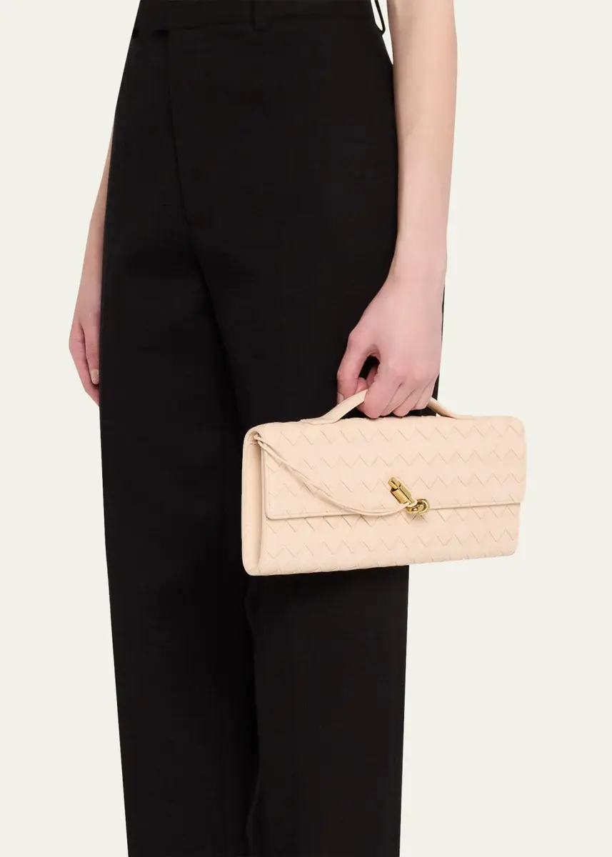 Bottega Veneta Long Andiamo Clutch Bag with Handle | Thumbnail 6 Bottega Veneta Long Andiamo Clutch Bag with Handle | Thumbnail 6