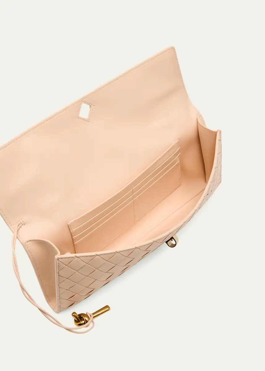 Bottega Veneta Long Andiamo Clutch Bag with Handle | Thumbnail 8 Bottega Veneta Long Andiamo Clutch Bag with Handle | Thumbnail 8