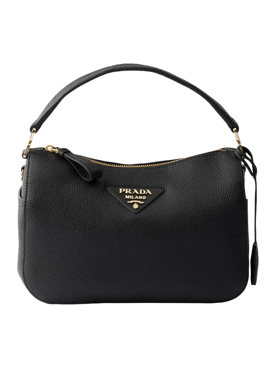 Prada Grain Leather Top-Handle Bag
