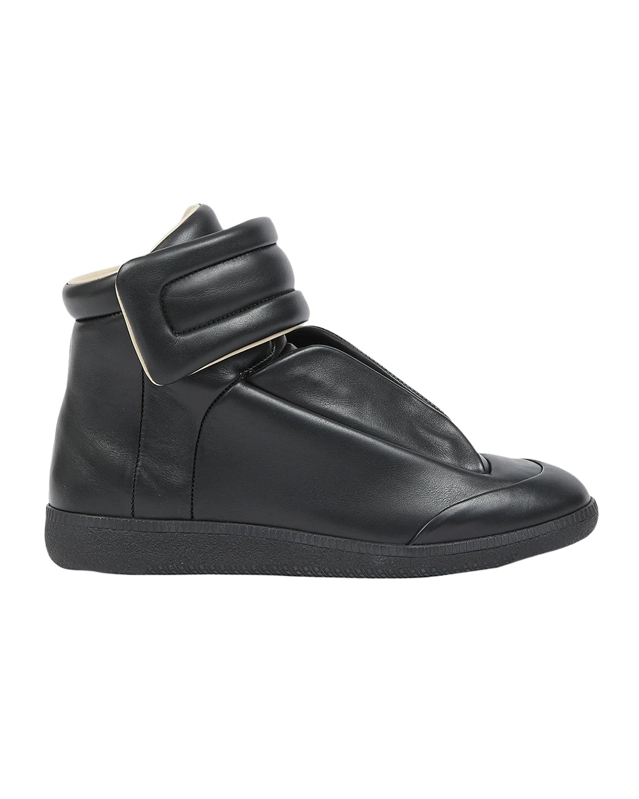 Maison Margiela Men's Future Leather High-Top Sneakers