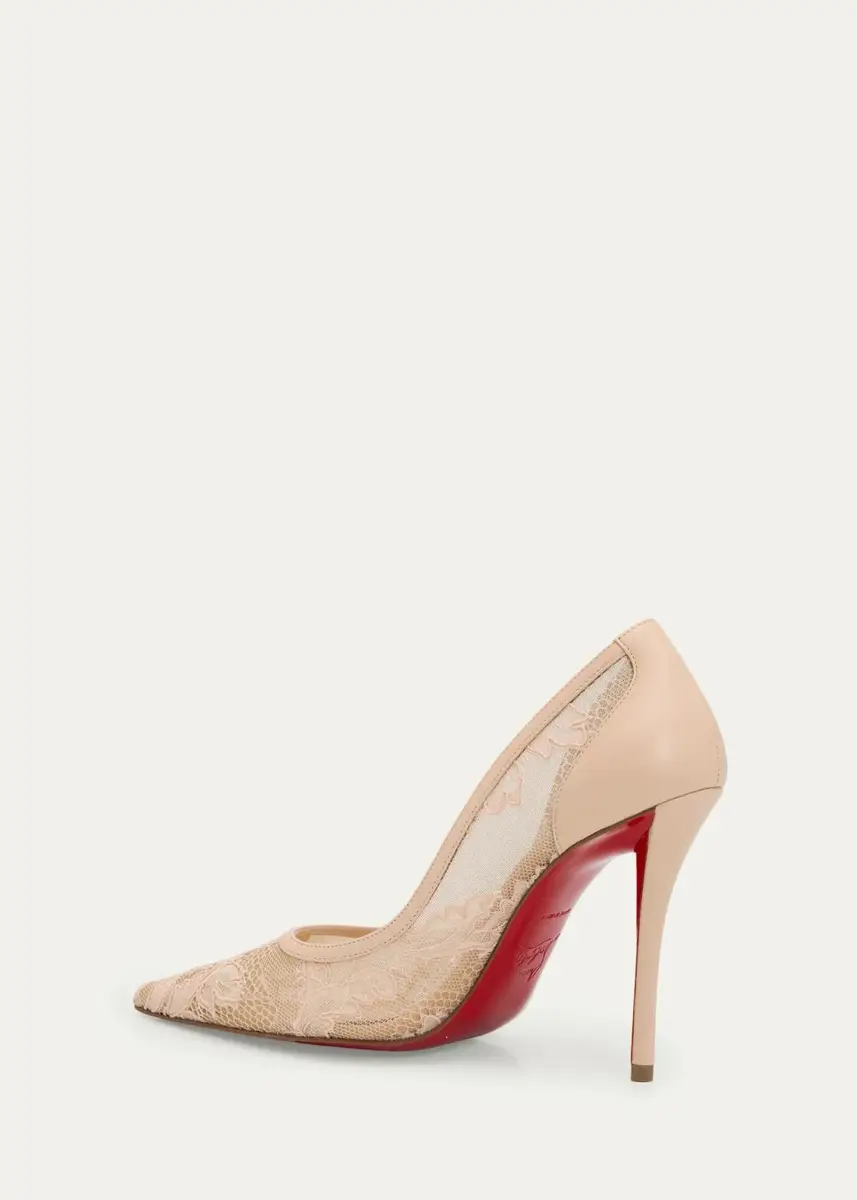 Christian Louboutin 100mm Miss Z Lace Pumps | Thumbnail 2 Christian Louboutin 100mm Miss Z Lace Pumps | Thumbnail 2