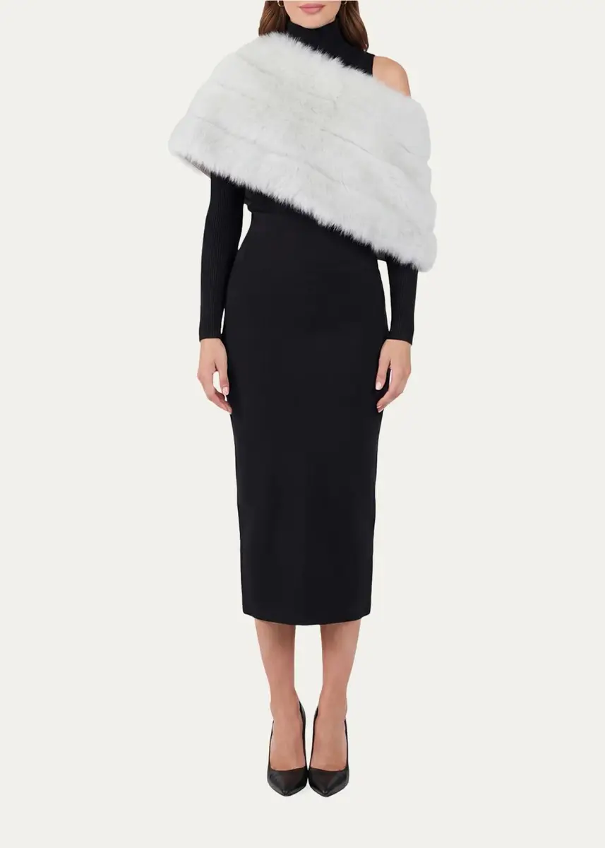 Gorski Reversible Merinillo Shearling Lamb Cape | Thumbnail 5 Gorski Reversible Merinillo Shearling Lamb Cape | Thumbnail 5