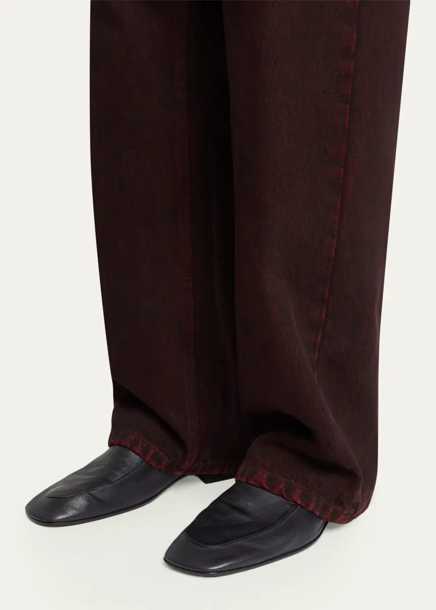Dries Van Noten Men's Soft Vegan Leather Loafers | Thumbnail 2
