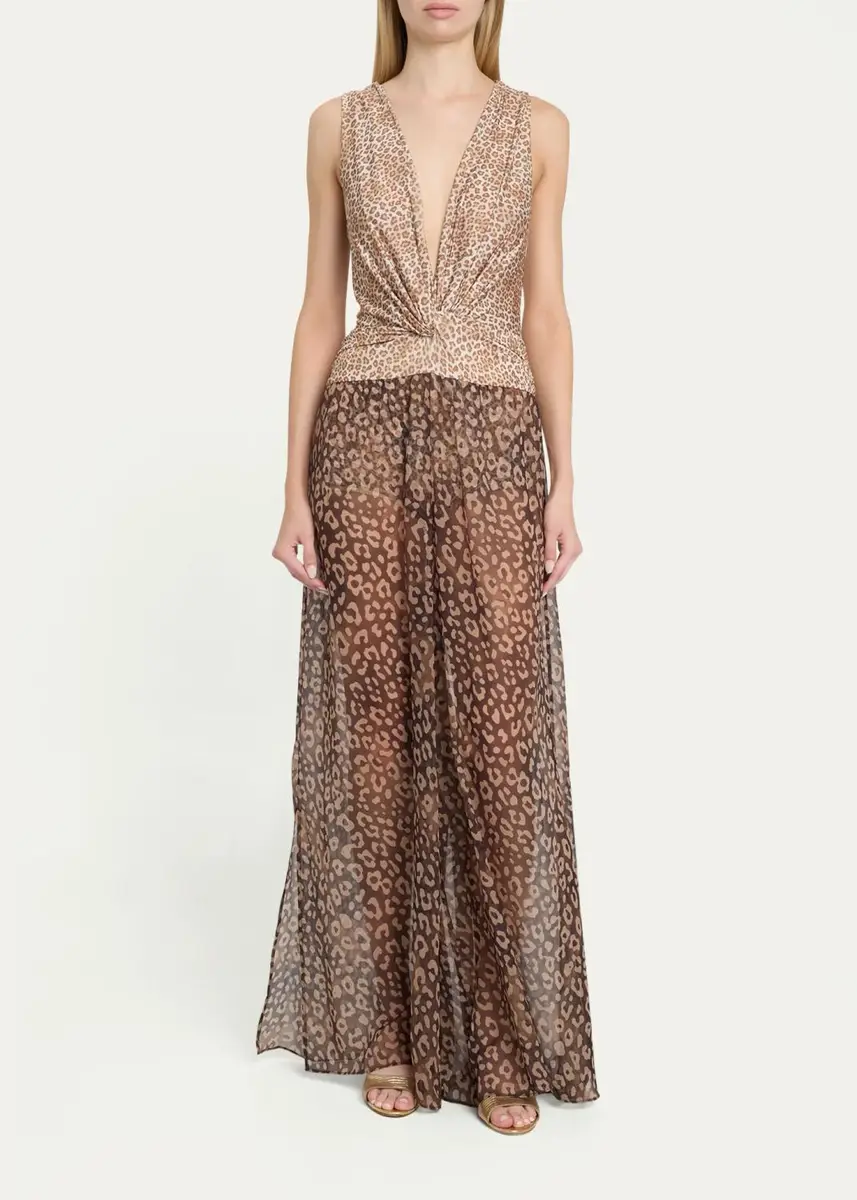 Ramy Brook Kensley Leopard Jumpsuit | Thumbnail 2