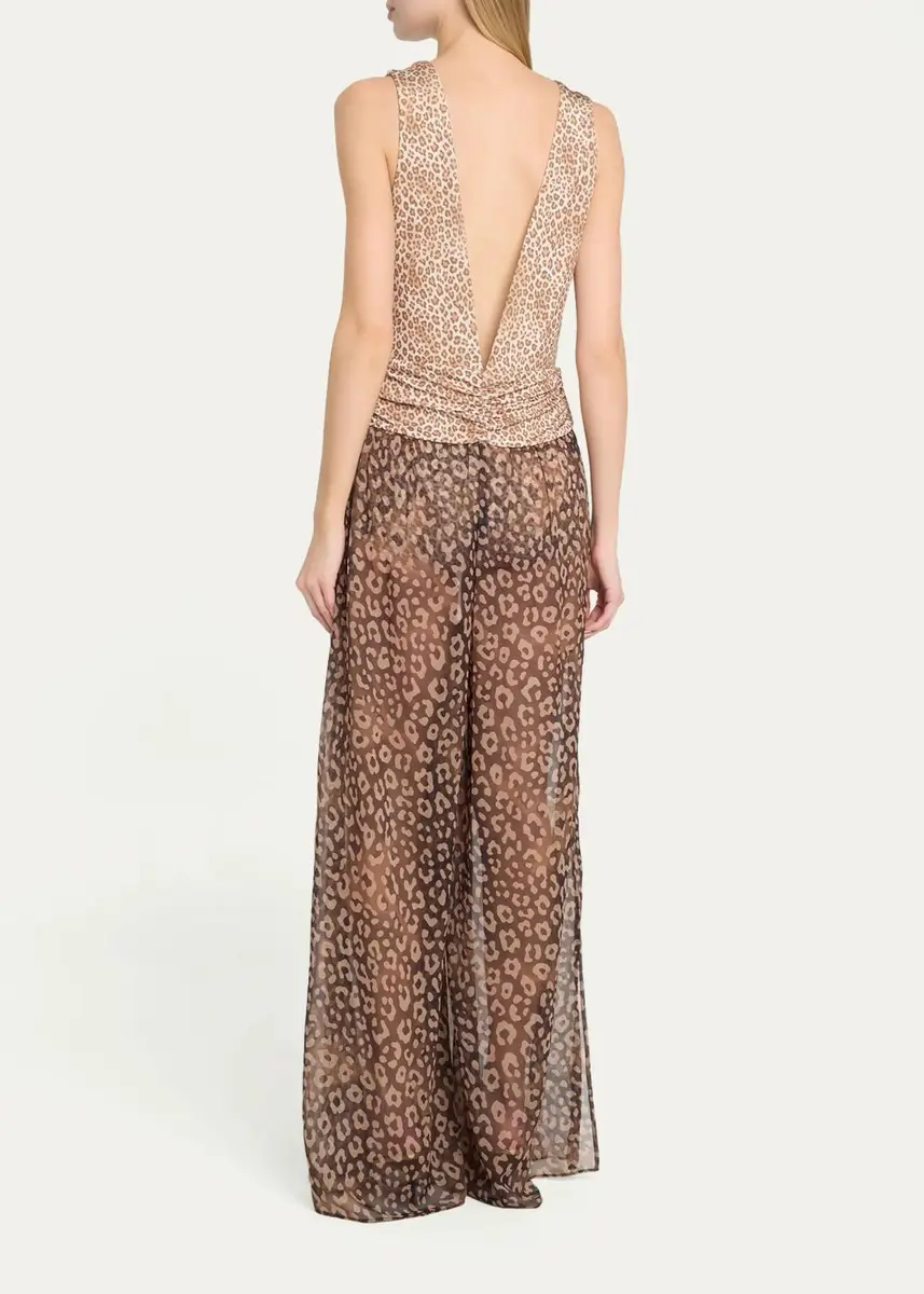 Ramy Brook Kensley Leopard Jumpsuit | Thumbnail 3