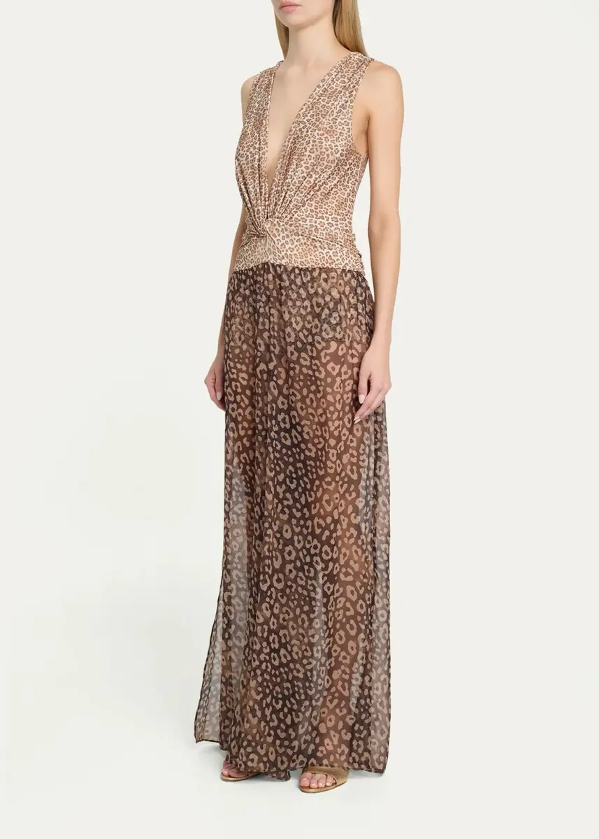 Ramy Brook Kensley Leopard Jumpsuit | Thumbnail 4