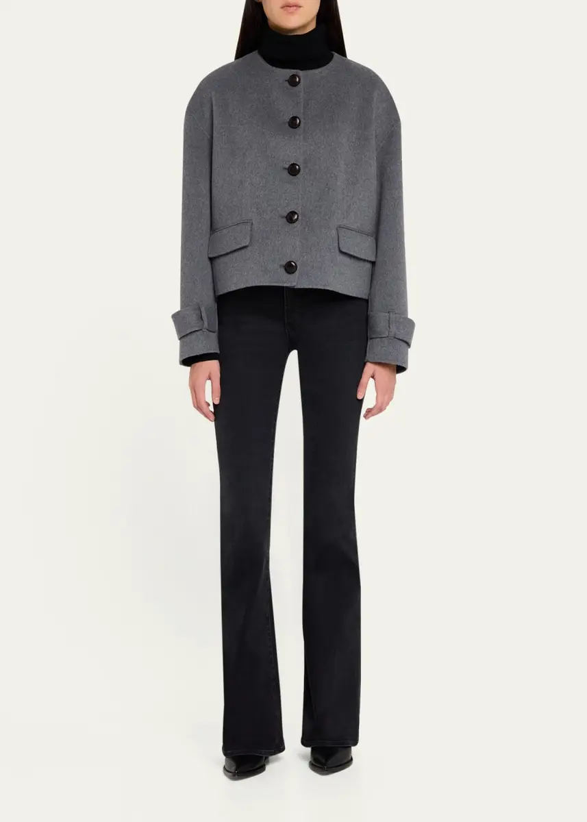 Veronica Beard Elaris Virgin Wool-Blend Crop Jacket | Thumbnail 2