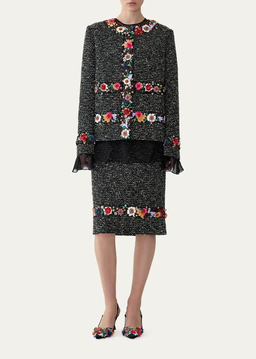 Carolina Herrera Embellished Pencil Skirt | Thumbnail 2 Carolina Herrera Embellished Pencil Skirt | Thumbnail 2