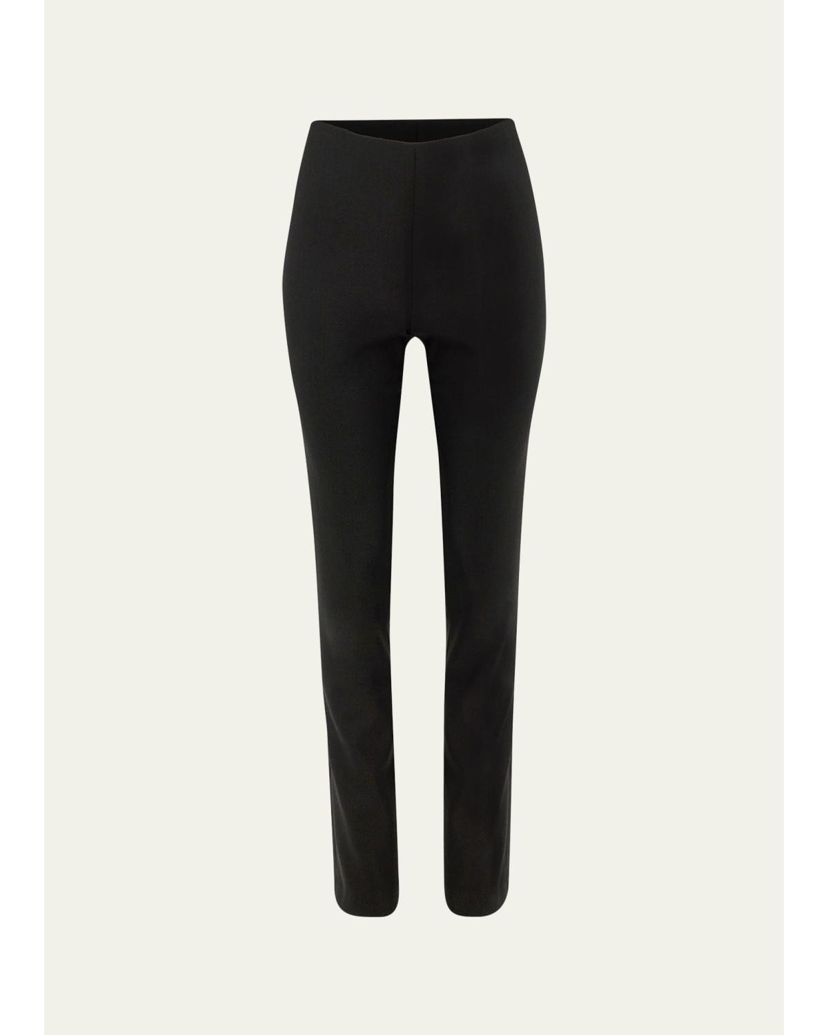 Wool Slim-Leg Ankle Cigarette Pants Wool Slim-Leg Ankle Cigarette Pants