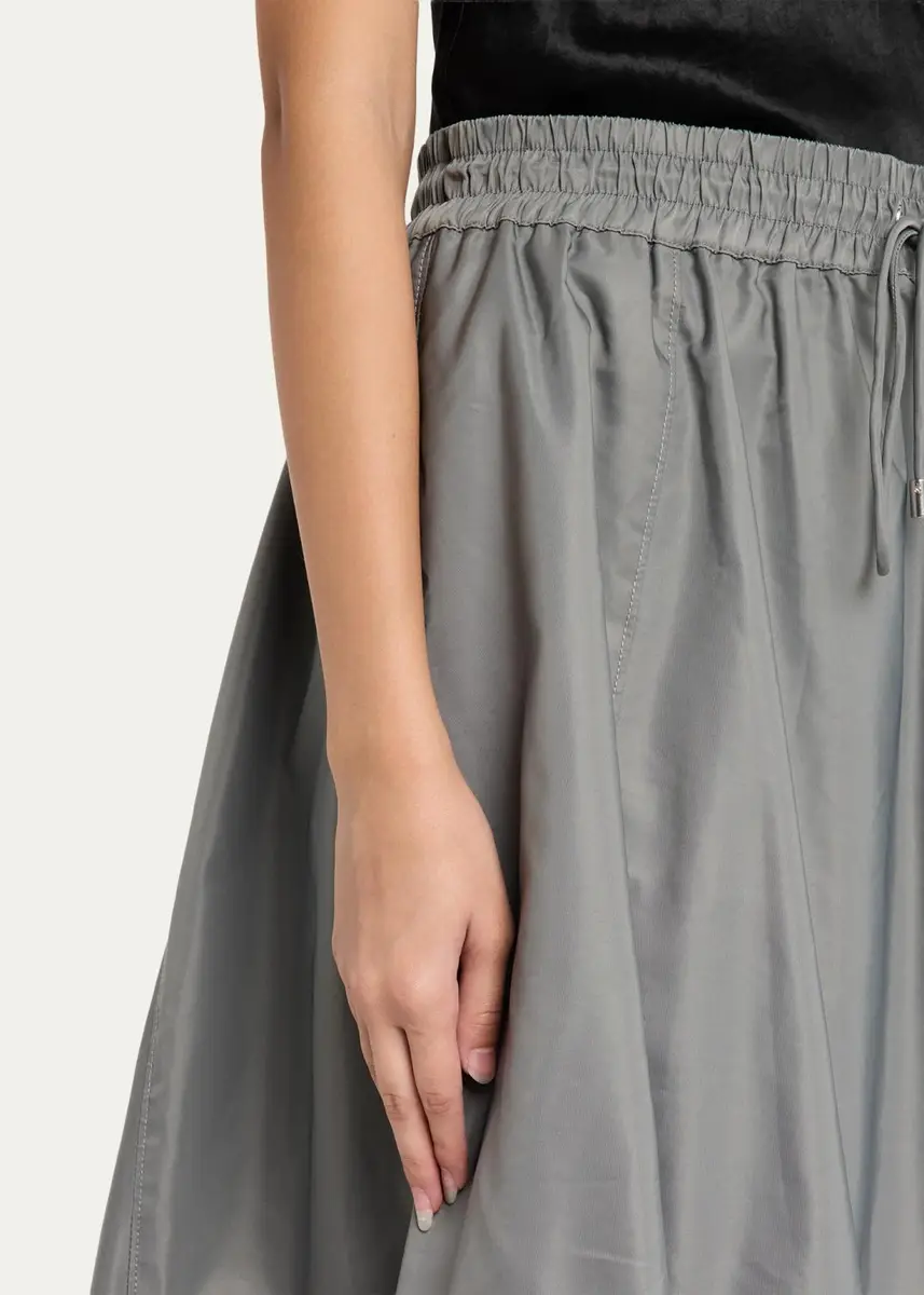 Cinq à Sept Arianne Tiered Drawstring Midi Skirt | Thumbnail 5 Cinq à Sept Arianne Tiered Drawstring Midi Skirt | Thumbnail 5