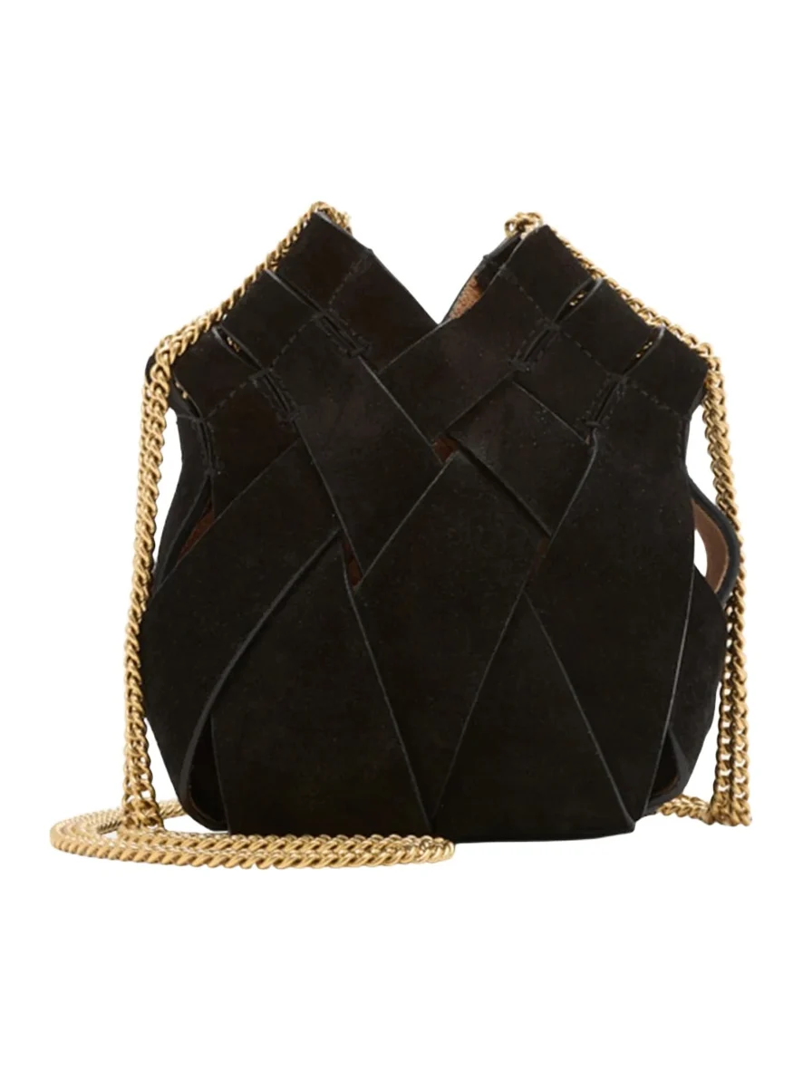Charlotte Mini Woven Crossbody Bag with Chain Charlotte Mini Woven Crossbody Bag with Chain