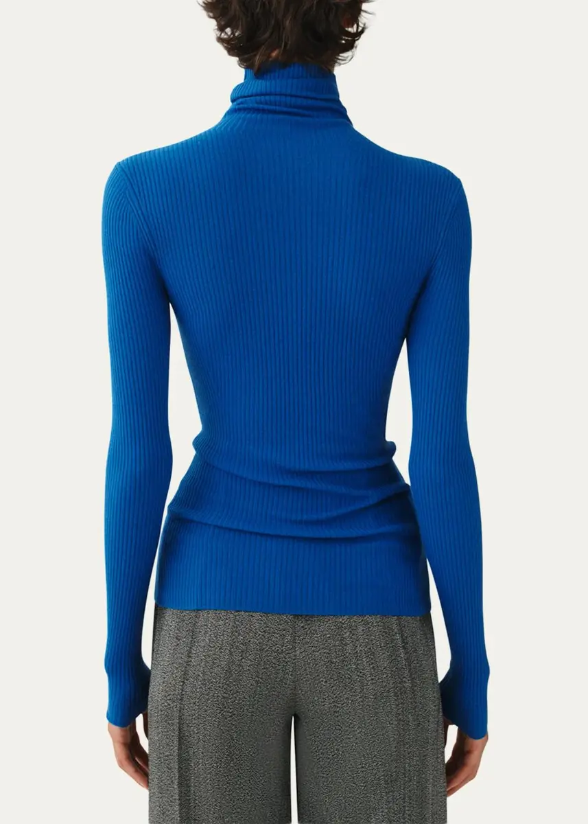 Attersee The Liv Wool Rib Turtleneck Sweater | Thumbnail 3 Attersee The Liv Wool Rib Turtleneck Sweater | Thumbnail 3