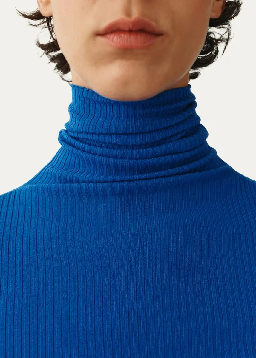 Attersee The Liv Wool Rib Turtleneck Sweater | Thumbnail 4 Attersee The Liv Wool Rib Turtleneck Sweater | Thumbnail 4