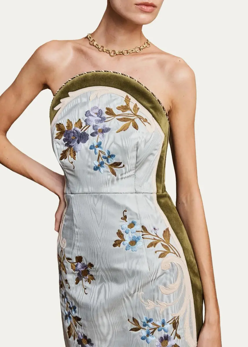 ALÉMAIS Odessa Floral Linen-Cotton Blend Midi Dress | Thumbnail 3 ALÉMAIS Odessa Floral Linen-Cotton Blend Midi Dress | Thumbnail 3