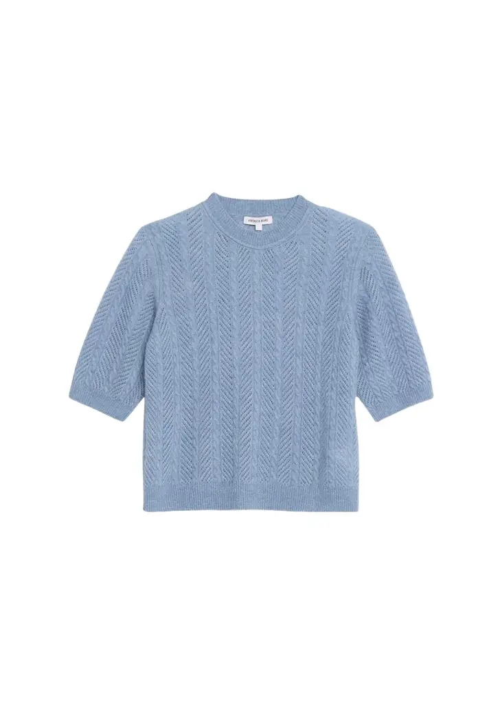 Shana Cable-Knit Crewneck Sweater