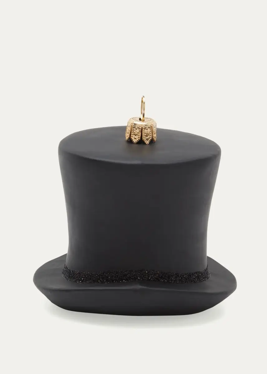 Bergdorf Goodman Top Hat Christmas Ornament | Thumbnail 2