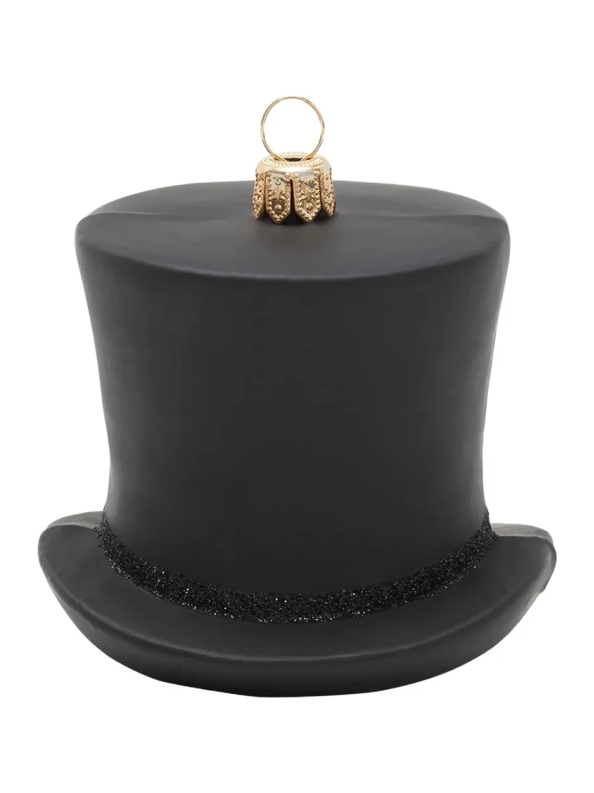 Bergdorf Goodman Top Hat Christmas Ornament
