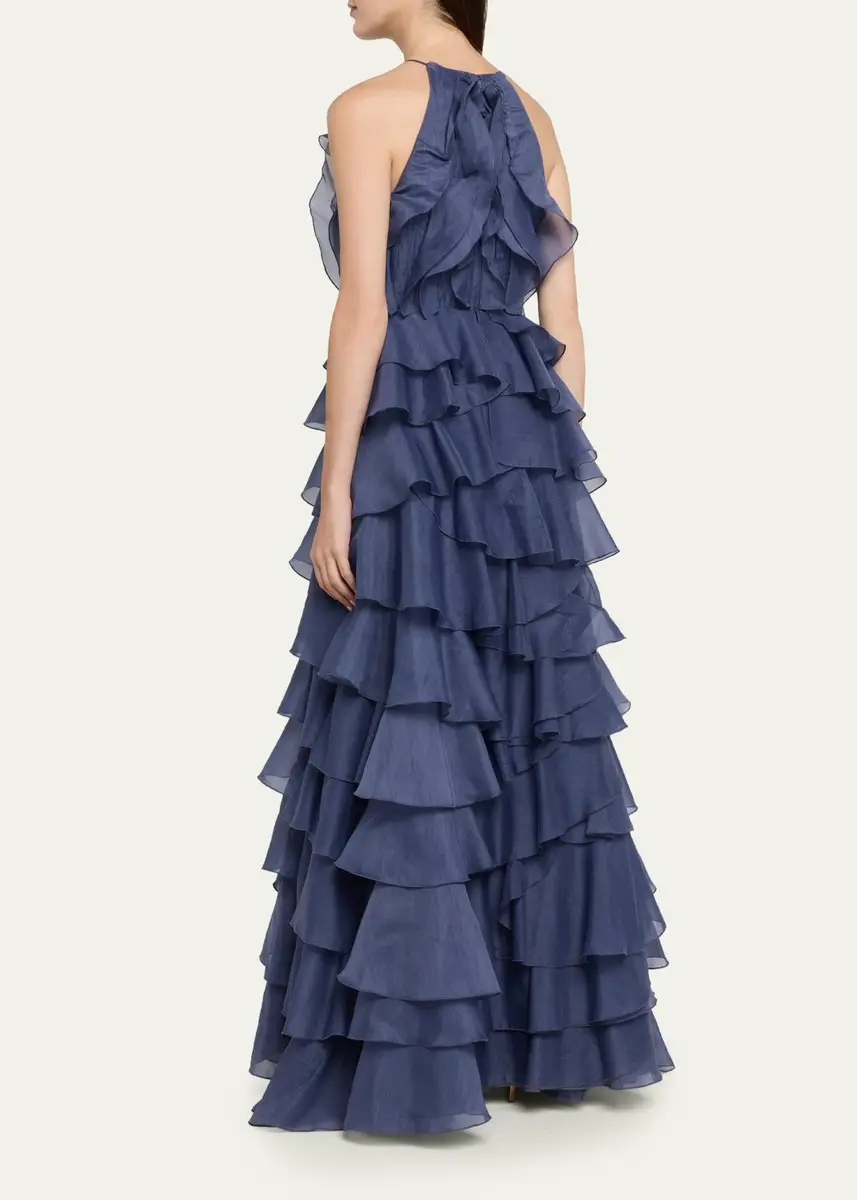 Aje Cleo Strapless Tiered Ruffle Gown | Thumbnail 3