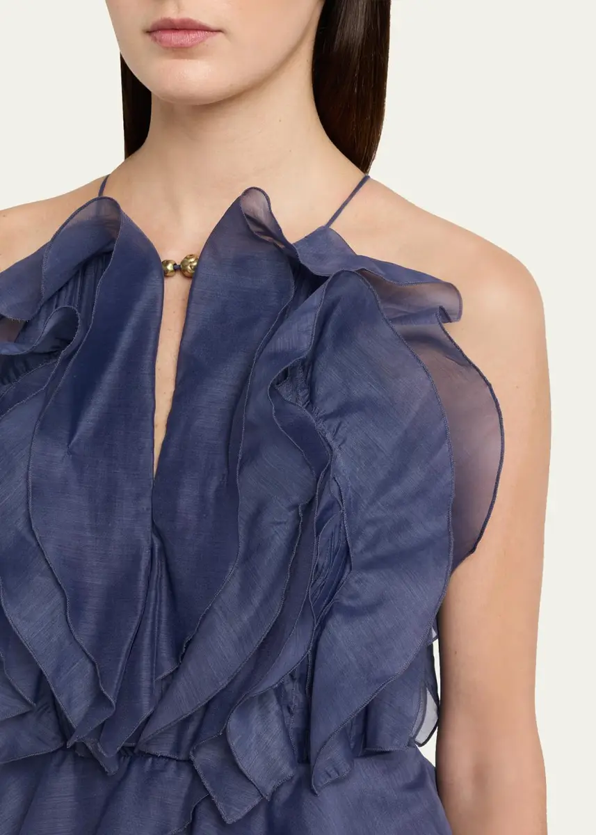 Aje Cleo Strapless Tiered Ruffle Gown | Thumbnail 5