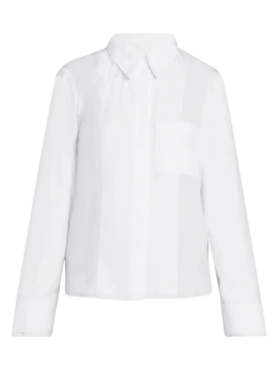 TWP Double-Layer Boyfriend Shirt in Superfine Cotton Shirting