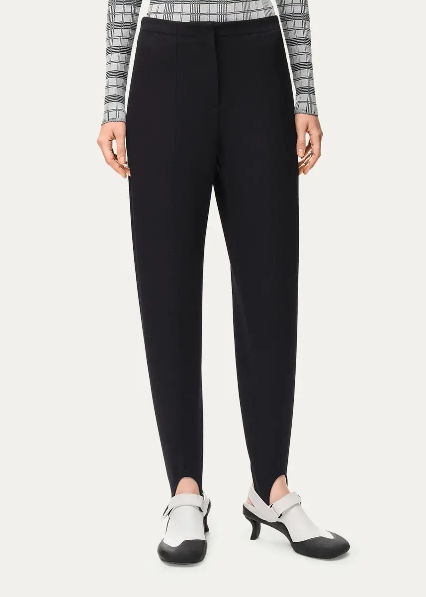 Loewe Wool Stirrup Trousers | Thumbnail 4 Loewe Wool Stirrup Trousers | Thumbnail 4