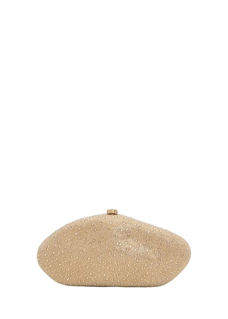 Cult Gaia The Caldera Rhinestone Acrylic Clutch Bag
