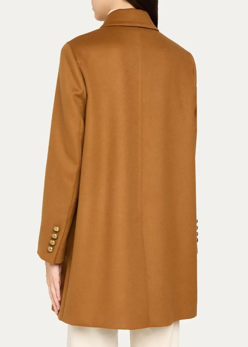 Max Mara High-Rise Brushed Wool Wide-Leg Trousers | Thumbnail 3 Max Mara High-Rise Brushed Wool Wide-Leg Trousers | Thumbnail 3