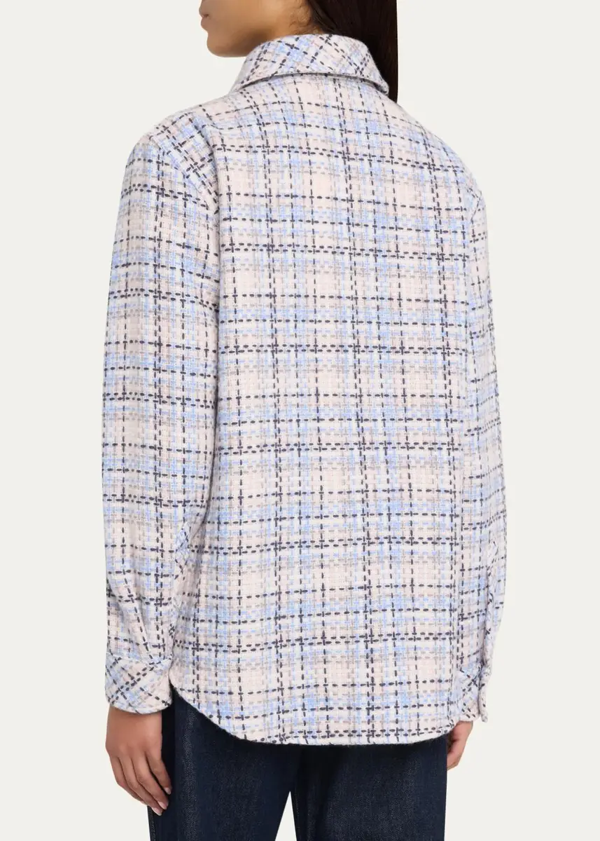 God’s True Cashmere Rosewood Waffle Cashmere Button-Down Shirt | Thumbnail 3 God’s True Cashmere Rosewood Waffle Cashmere Button-Down Shirt | Thumbnail 3