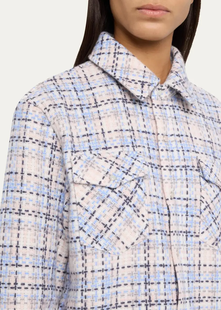 God’s True Cashmere Rosewood Waffle Cashmere Button-Down Shirt | Thumbnail 5 God’s True Cashmere Rosewood Waffle Cashmere Button-Down Shirt | Thumbnail 5