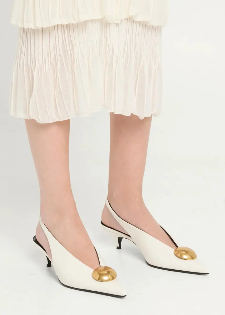 Bottega Veneta Rosa Micro Woven Nappa Leather Ballerina Flats | Thumbnail 4