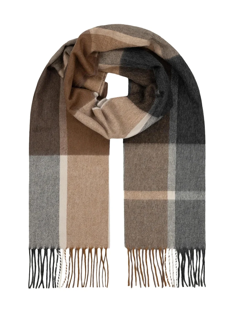 Begg x Co Men's Arran Edgar Cashmere Plaid Scarf