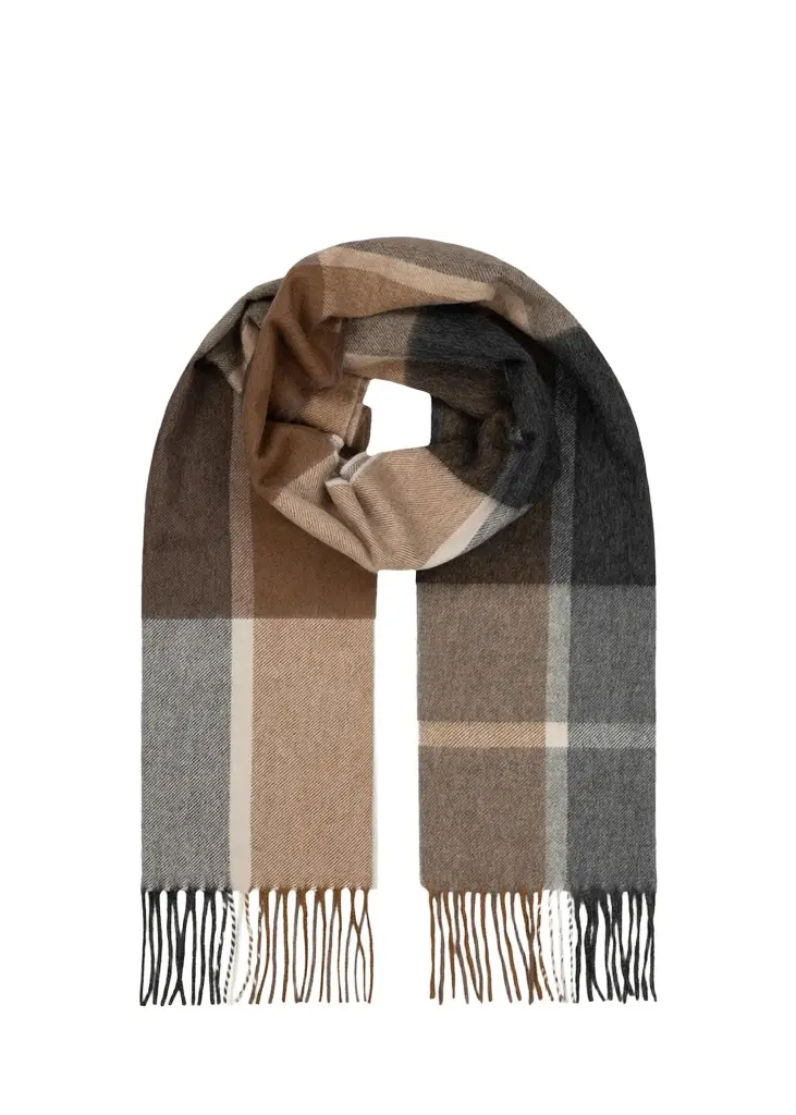 Begg x Co Men's Arran Edgar Cashmere Plaid Scarf