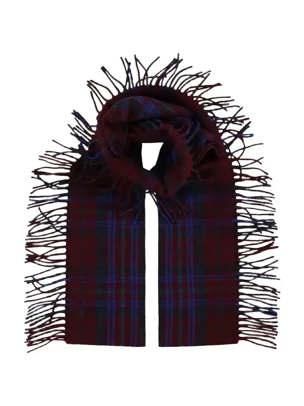 Begg x Co Men's Collessie Wool and Cashmere Plaid Scarf