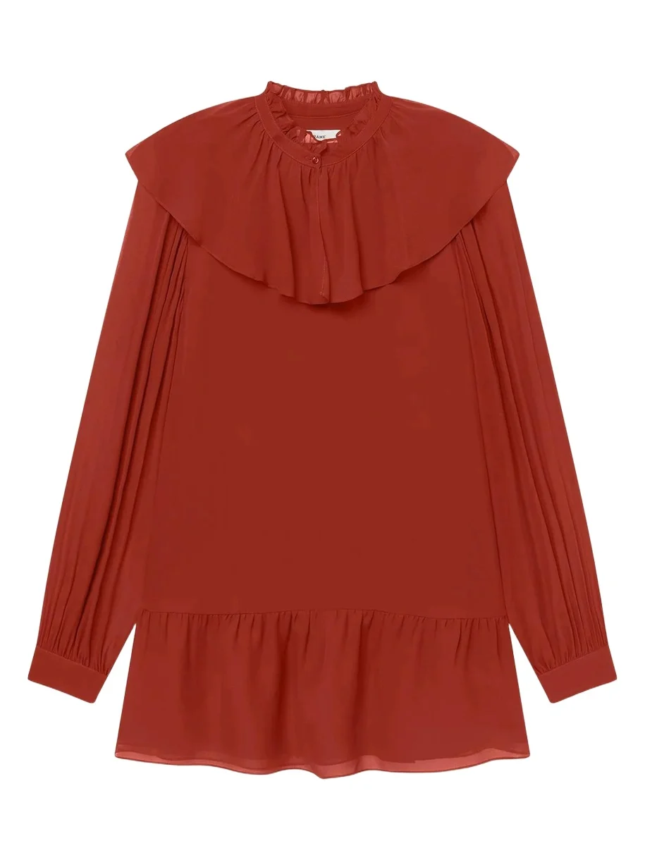 Frame The Silk Soiree Mini Dress