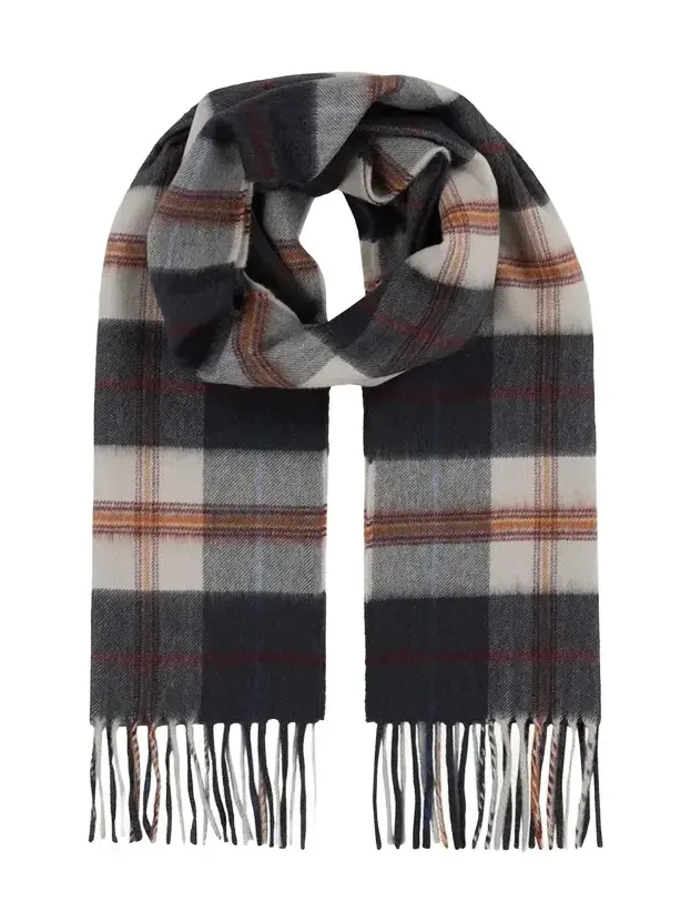 Men's Arran Bennet Cashmere Plaid Scarf Men's Arran Bennet Cashmere Plaid Scarf