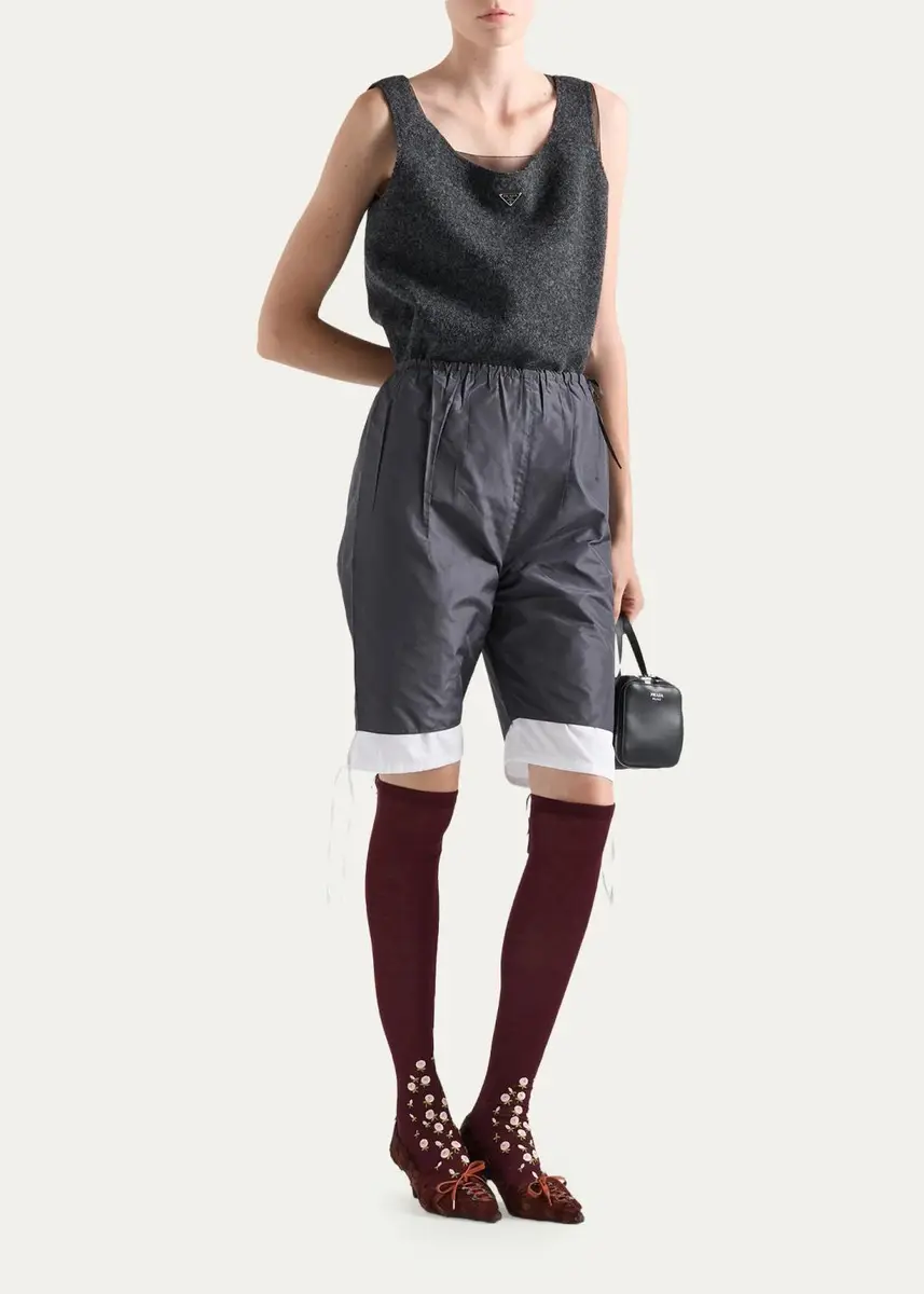 Prada Wool Scoop-Neck Sleeveless Top | Thumbnail 2 Prada Wool Scoop-Neck Sleeveless Top | Thumbnail 2