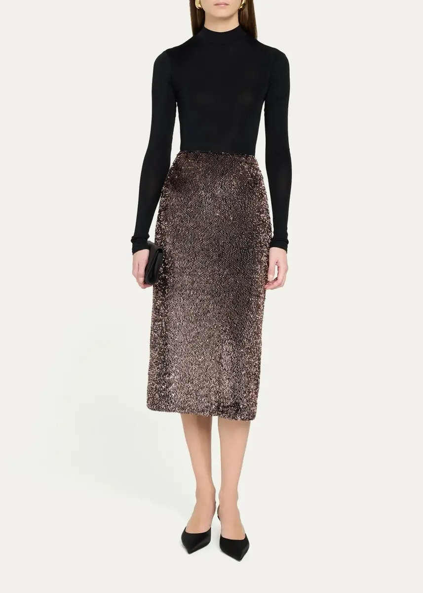Veronica Beard Koa Long Embellished Midi Skirt | Thumbnail 2 Veronica Beard Koa Long Embellished Midi Skirt | Thumbnail 2