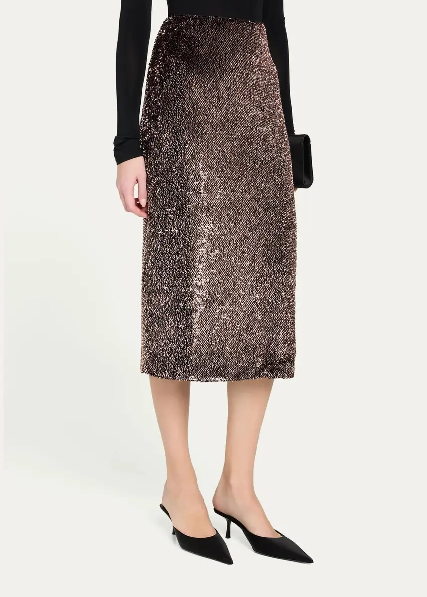 Veronica Beard Koa Long Embellished Midi Skirt | Thumbnail 4 Veronica Beard Koa Long Embellished Midi Skirt | Thumbnail 4