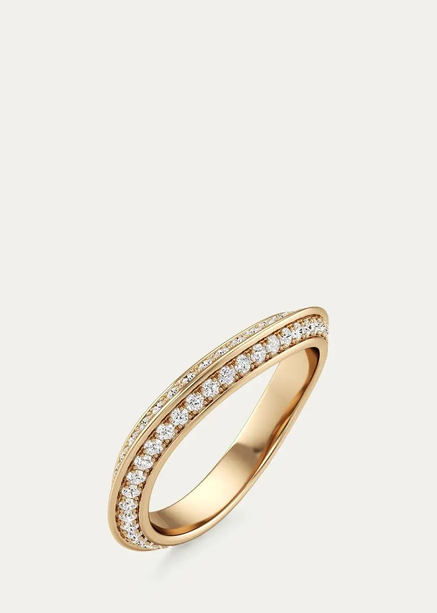 Bhansali 18K Yellow Gold Diamond Band Ring | Thumbnail 3 Bhansali 18K Yellow Gold Diamond Band Ring | Thumbnail 3