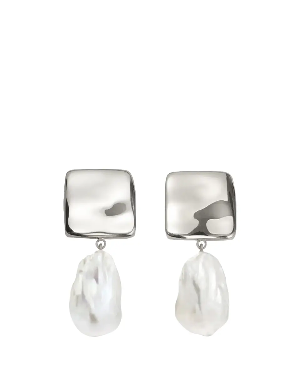 AGMES Baroque Pearl Luca Earrings | Thumbnail 2 AGMES Baroque Pearl Luca Earrings | Thumbnail 2