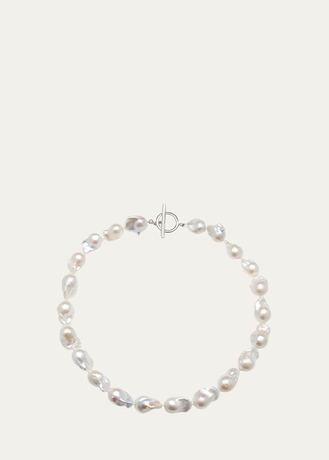 Baroque Pearl Toggle Necklace Baroque Pearl Toggle Necklace