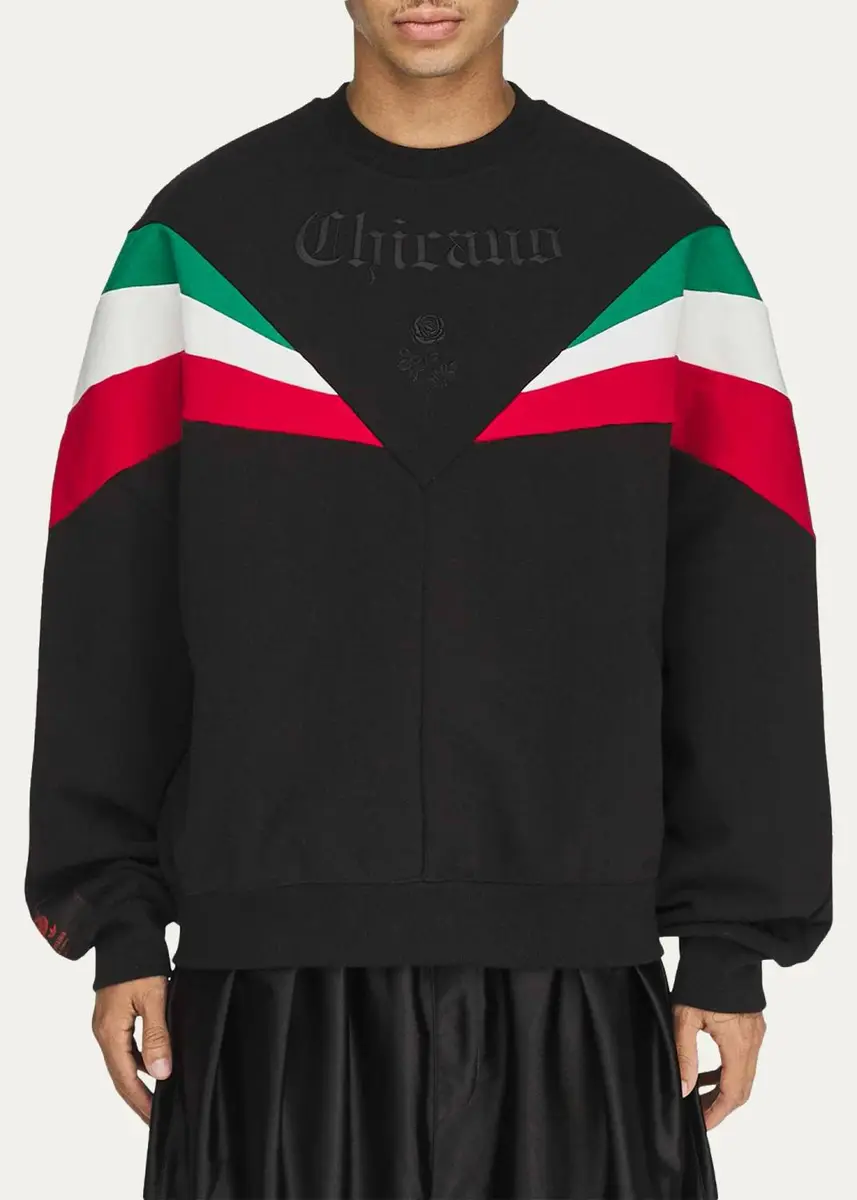 Adidas Men's x Willy Chavarria Chicano Cotton Sweatshirt | Thumbnail 4