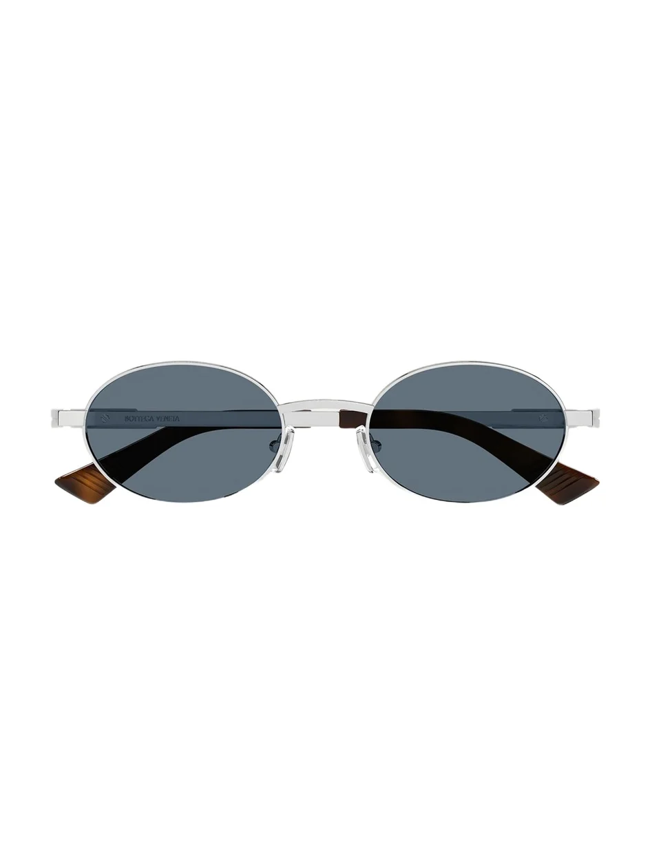 Bottega Veneta 52mm Oval Metal Sunglasses
