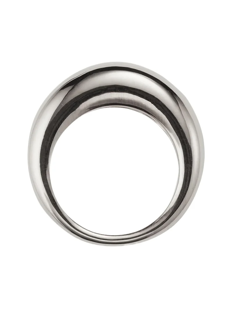 AGMES Sterling Silver Domed Ring