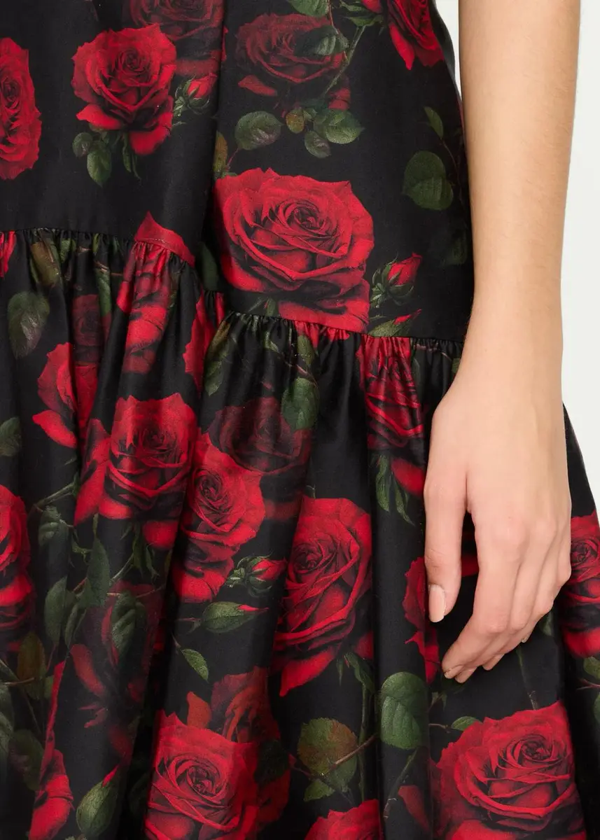 Alice + Olivia Diana Structured Midi Dress | Thumbnail 5 Alice + Olivia Diana Structured Midi Dress | Thumbnail 5