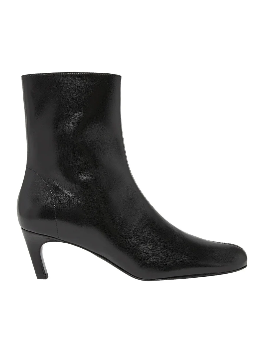 Proenza Schouler 60mm Uma Leather Ankle Boots