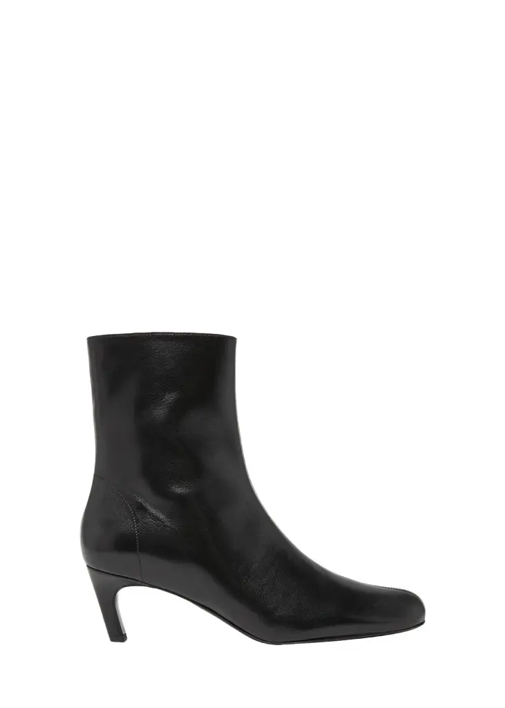 60mm Uma Leather Ankle Boots