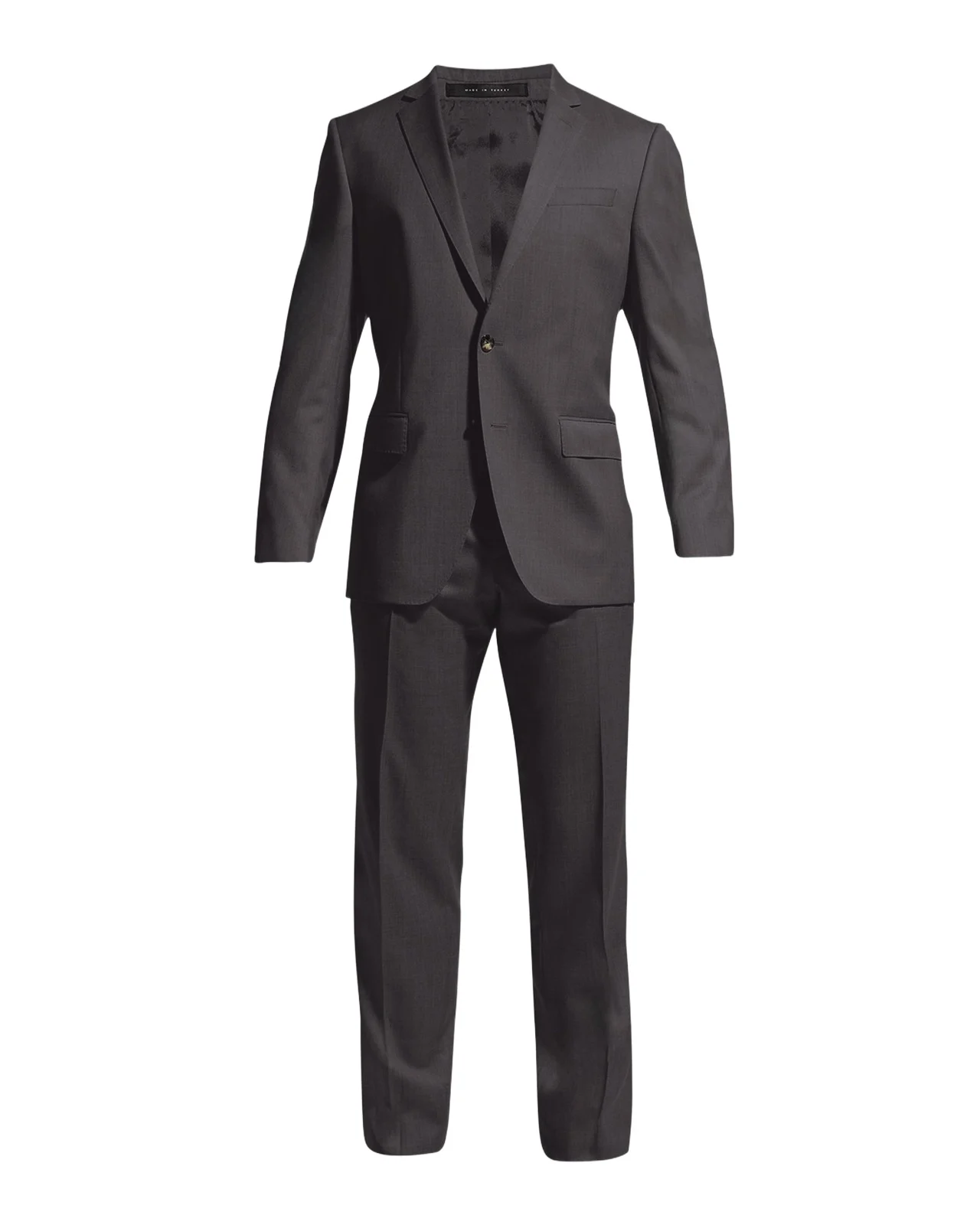 BOSS Men's Stretch-Wool Basic Two-Piece Slim Fit Suit, Gray