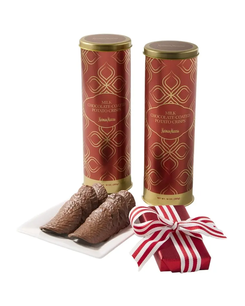 Milk Chocolate Potato Crisp Duo