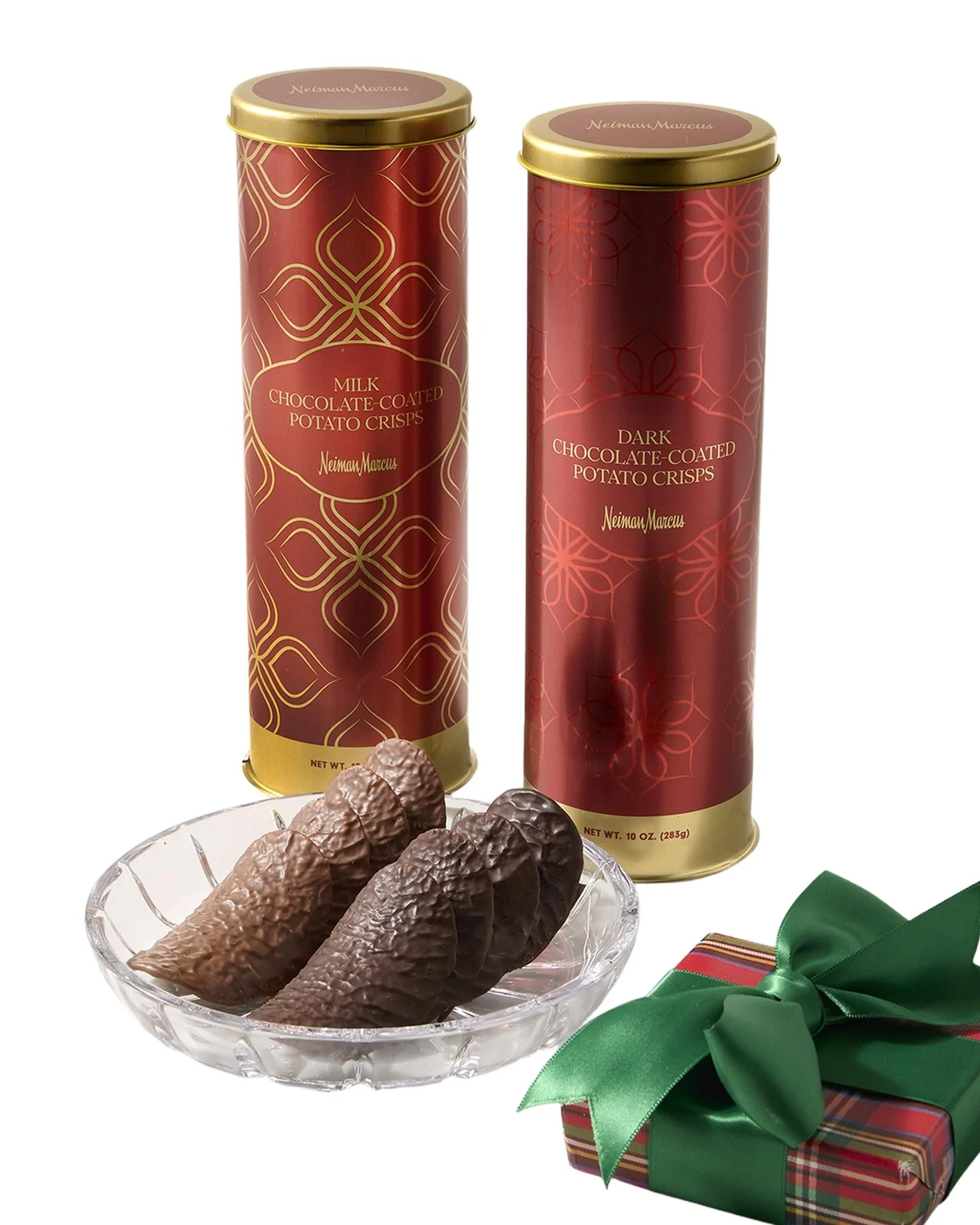 Neiman Marcus Dark & Milk Chocolate Potato Crisp Duo
